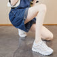 🎉2025 New Products Hot Sale✨Women's Fashion Mesh Hollow Lace-up Sneakers
