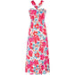 💕What should I wear tomorrow?💕Cross Halter Sleeveless Floral Printed Dress