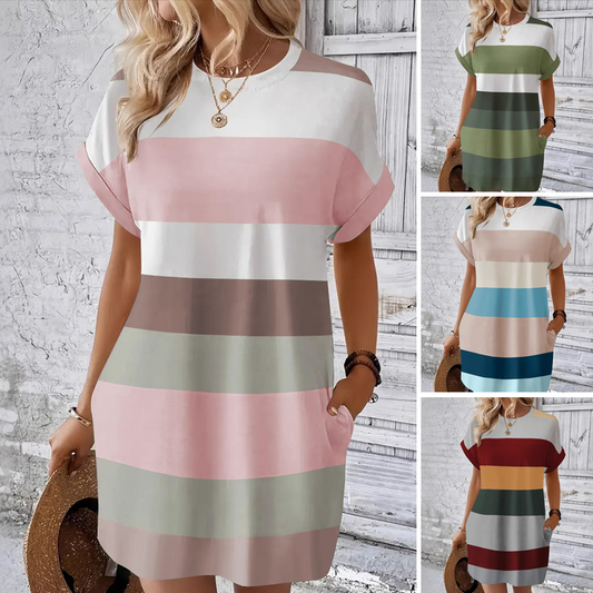 💕What should I wear tomorrow?💕Women's Casual Round Neck Dress