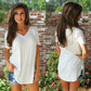 🎊2026 Explosive Large Size V Neck T Shirt 🎊the perfect choice for plus size women!