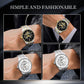 Men's Waterproof Roman Skeleton Automatic Mechanical Watch