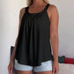 🎉2025 New Products Hot Sale✨Women's Solid Loose-Fit U-Neck Ruffled Strap Camisole