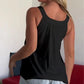 🎉2025 New Products Hot Sale✨Women's Solid Loose-Fit U-Neck Ruffled Strap Camisole