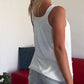 🎉2025 New Products Hot Sale✨Women's Solid Loose-Fit U-Neck Ruffled Strap Camisole