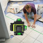 🔥Hot Sale 49% 0FF🔥16 Lines Green Light Laser Level Self Leveling Tool & Free shipping ✈️
