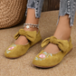 Women's Casual Embroidered Slip-On Flats