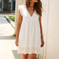 🌞2025 Summer New Arrivals🌸Casual Hollow Out Mini Dress for Women