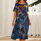 🎉Last Day Promotion 49% OFF💃Elegant Mulberry Silk Tropical Breeze Dress