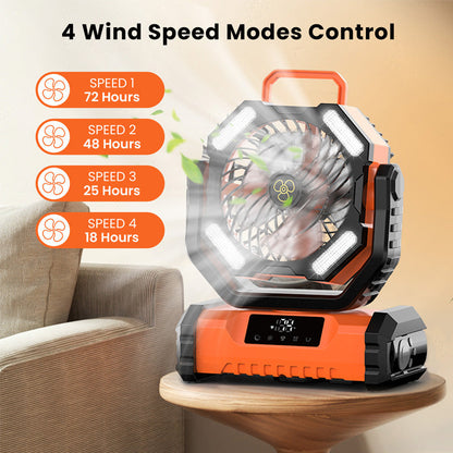 🏆HOT SALE 49%OFF🍃Portable Oscillating Fan with Remote Control