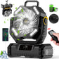 🏆HOT SALE 49%OFF🍃Portable Oscillating Fan with Remote Control