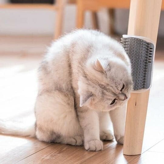 Cat Self Groomer Cats Wall Corner Massage Cat Comb Brush Rubs The Face With A Tickling Comb Pet Grooming Supply