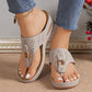 🌞2025 Summer New Arrivals🌸Women’s Slip-On Wedge Thong Sandals
