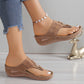🌞2025 Summer New Arrivals🌸Women’s Slip-On Wedge Thong Sandals