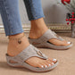 🌞2025 Summer New Arrivals🌸Women’s Slip-On Wedge Thong Sandals