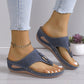 🌞2025 Summer New Arrivals🌸Women’s Slip-On Wedge Thong Sandals