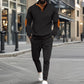 🎁 Hot Sale 49% OFF 🔥Men's Knit Half-Zip Casual Sweatshirt & Pants Set