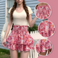 🎁 Hot Sale 49% OFF 🔥Lightweight Slimming Floral Ruffle Tiered Skirt
