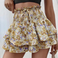 🎁 Hot Sale 49% OFF 🔥Lightweight Slimming Floral Ruffle Tiered Skirt