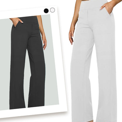 🎁 Hot Sale 49% OFF 🔥Women's high-waisted stretch yoga pants in a solid color