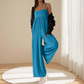 🌞2025 Summer New Arrivals🌸Beach Casual Strappy Backless Wide-Leg Jumpsuit