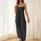 🌞2025 Summer New Arrivals🌸Beach Casual Strappy Backless Wide-Leg Jumpsuit