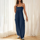 🌞2025 Summer New Arrivals🌸Beach Casual Strappy Backless Wide-Leg Jumpsuit