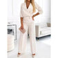 🌸New Arrival 49%OFF💖 Women's Fashion V-Neck Top and Pants Set