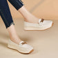 🌞2025 Summer New Arrivals🌸Women’s Elegant Solid Color Thick Sole Loafers