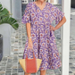 🎉Hot Sale 49% OFF🎉V-Neck Printed Midi Dress