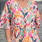 🎉Hot Sale 49% OFF🎉V-Neck Printed Midi Dress