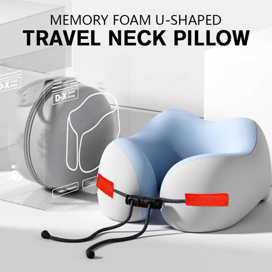 🎉2025 New Products Hot Sale✨Memory Foam U-Shaped Travel Neck Pillow💤