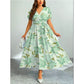 🎁 Hot Sale 49% OFF 🔥Summer Vacation Style Floral Lace-Up Long Dress