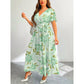 🎁 Hot Sale 49% OFF 🔥Summer Vacation Style Floral Lace-Up Long Dress