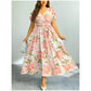 🎁 Hot Sale 49% OFF 🔥Summer Vacation Style Floral Lace-Up Long Dress