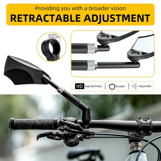 🔥49% OFF – 360° Adjustable Bicycle Rear View Mirror, 💪 for Handlebars – ⏳ Sale ends when supplies run out.