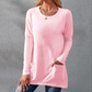 ⏰Early Autumn Sales 49% OFF🍂Women Casual Long Sleeve T-Shirt with Round Neck Pocket