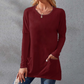 ⏰Early Autumn Sales 49% OFF🍂Women Casual Long Sleeve T-Shirt with Round Neck Pocket