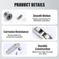 🔥80/88 Zinc Alloy Pulley for PVC Windows & Doors