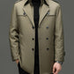 ⏳Limited-time special price £69.99⏰Men's Medium-Length Trench Coat with Detachable Inner