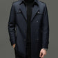 ⏳Limited-time special price £69.99⏰Men's Medium-Length Trench Coat with Detachable Inner