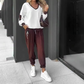 🎁 Hot Sale 49% OFF 🔥Color-Block Pullover Hoodie & Jogger Pants Set