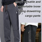 ⏳Limited-time special price £23.99⏰ - Men's versatile and comfortable loose-fitting drawstring cargo pants