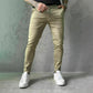Men’s Slim-Fit Casual Solid Color Pants