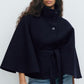 🔥🧥New Hot Sale - Winter Sale - Women's Stand Collar Shawl Coat (with Belt)