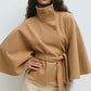🔥🧥New Hot Sale - Winter Sale - Women's Stand Collar Shawl Coat (with Belt)