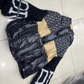 🎁 Hot Sale 49% OFF 🔥Women’s Patchwork Knit Sleeve Hooded Puffer Jacket|Free Express Delivery✈️