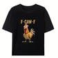 🔥LAST DAY SALE 49% OFF!!🐓F-Caw-F😍Humorous Chicken Pattern T-Shirt🖤