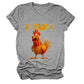 🔥LAST DAY SALE 49% OFF!!🐓F-Caw-F😍Humorous Chicken Pattern T-Shirt🖤