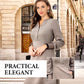 🎉2025 New Products Hot Sale✨Women’s Elegant Solid Color Long Sleeve Dress
