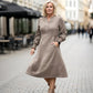 🎉2025 New Products Hot Sale✨Women’s Elegant Solid Color Long Sleeve Dress